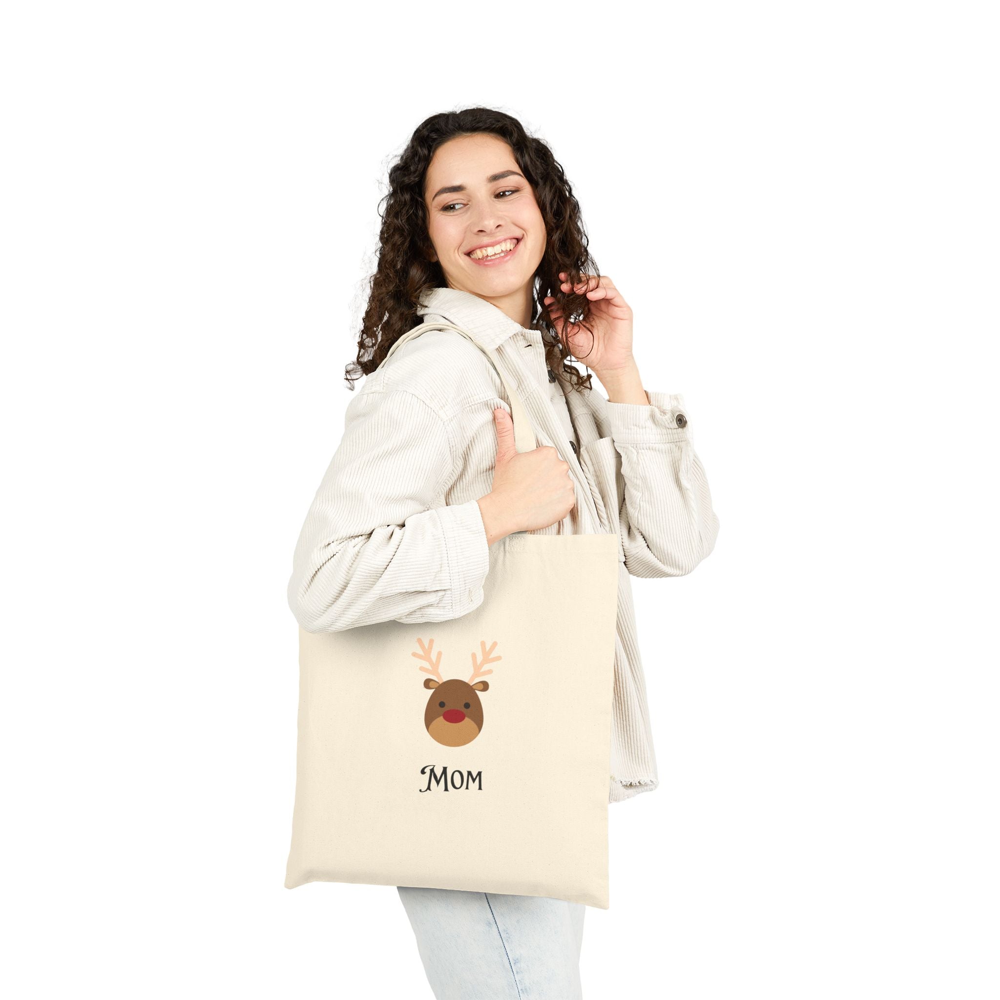 Mom Reindeer Tote Bag