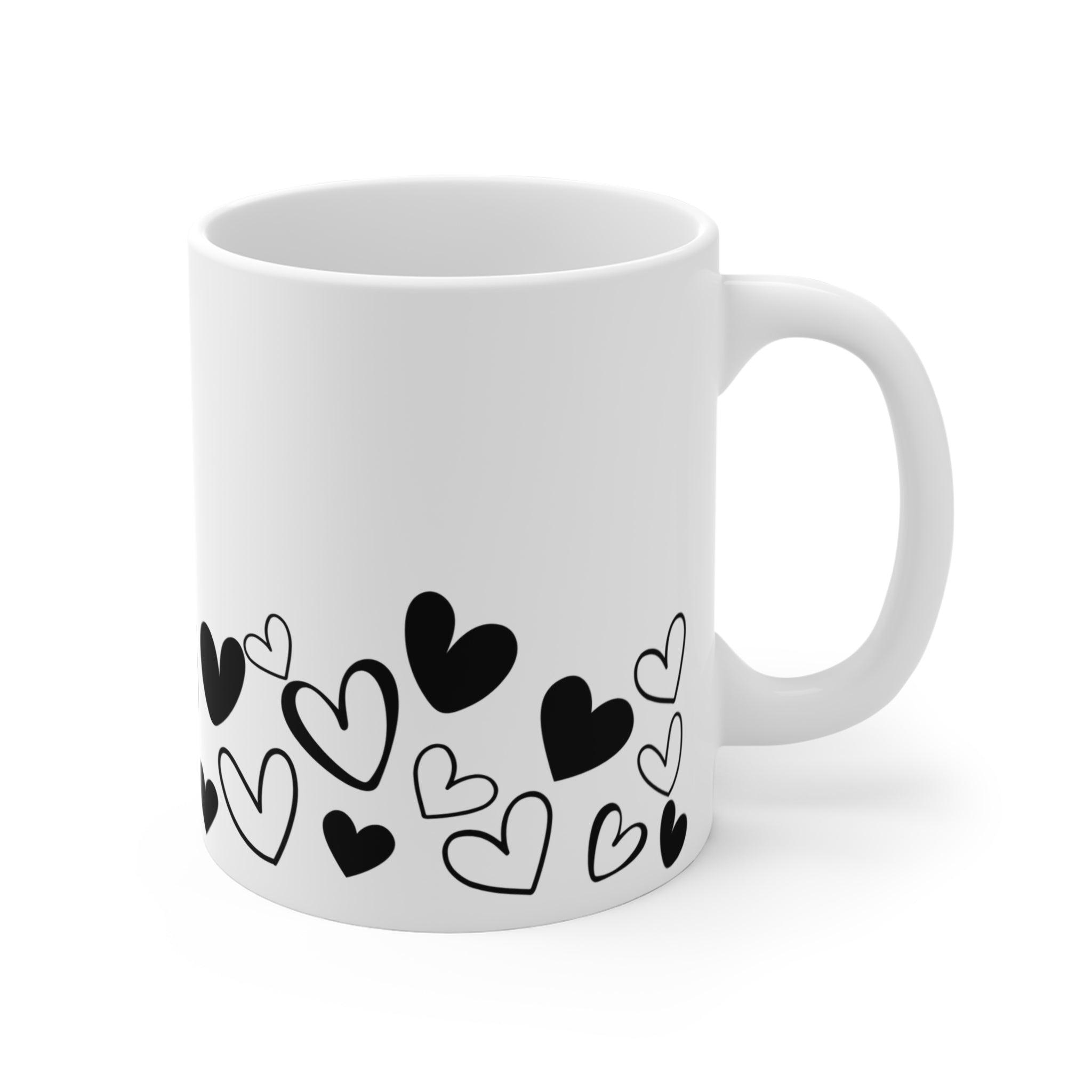 Black Heart Mug