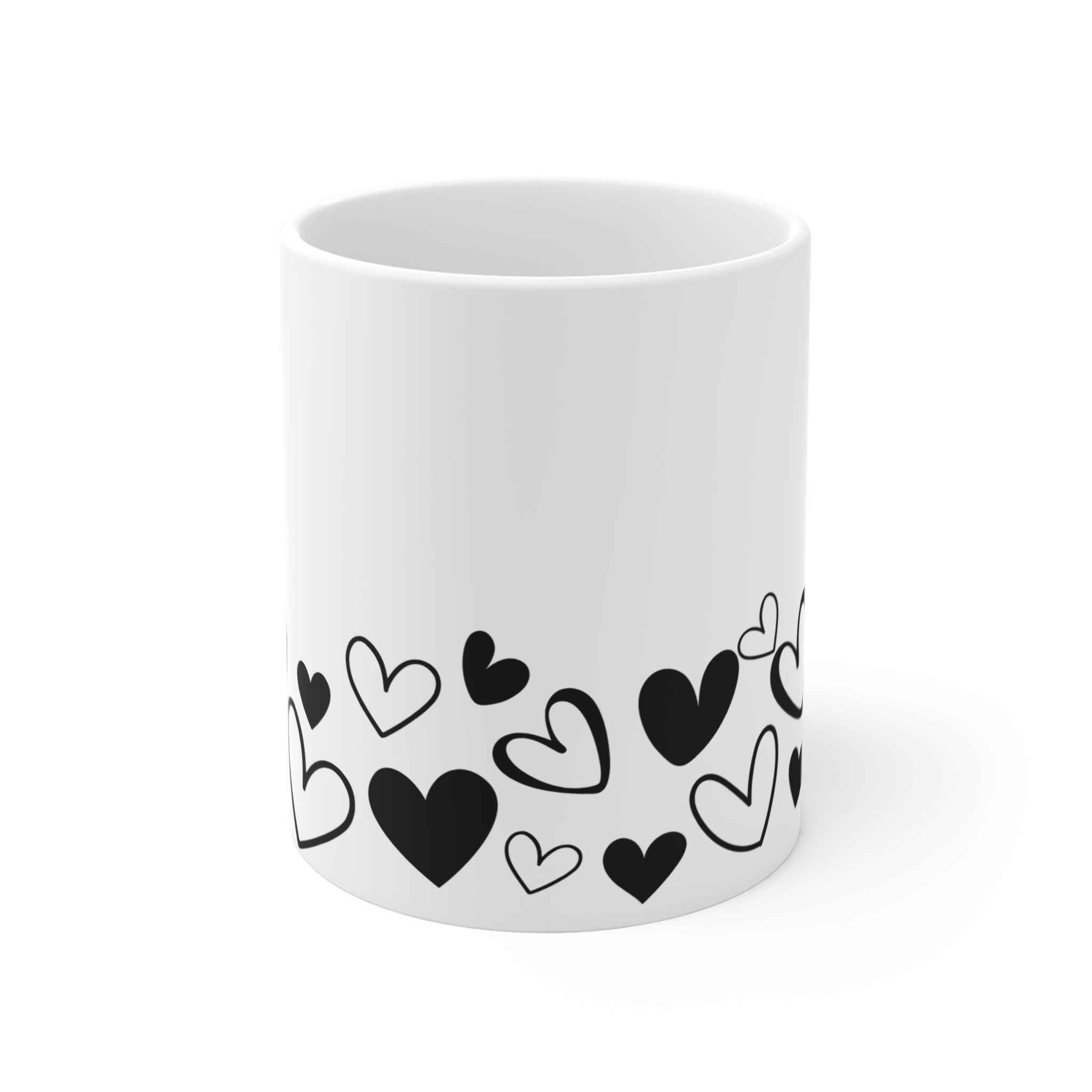 Black Heart Mug