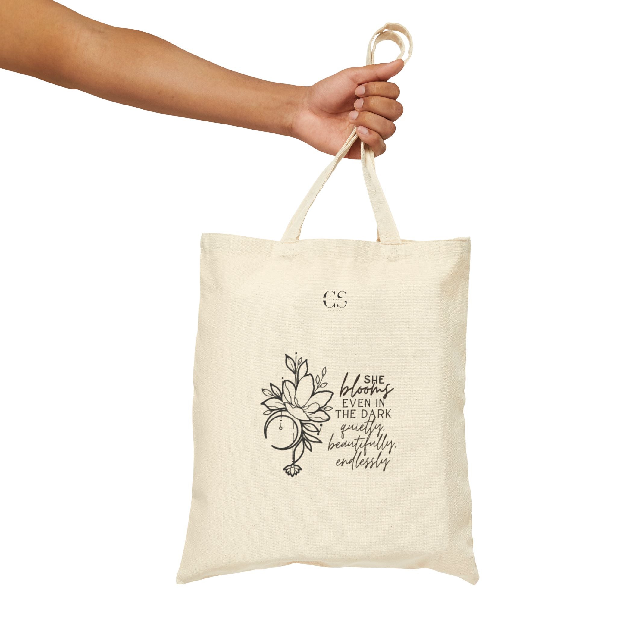 Moon & Blooms Tote Bag