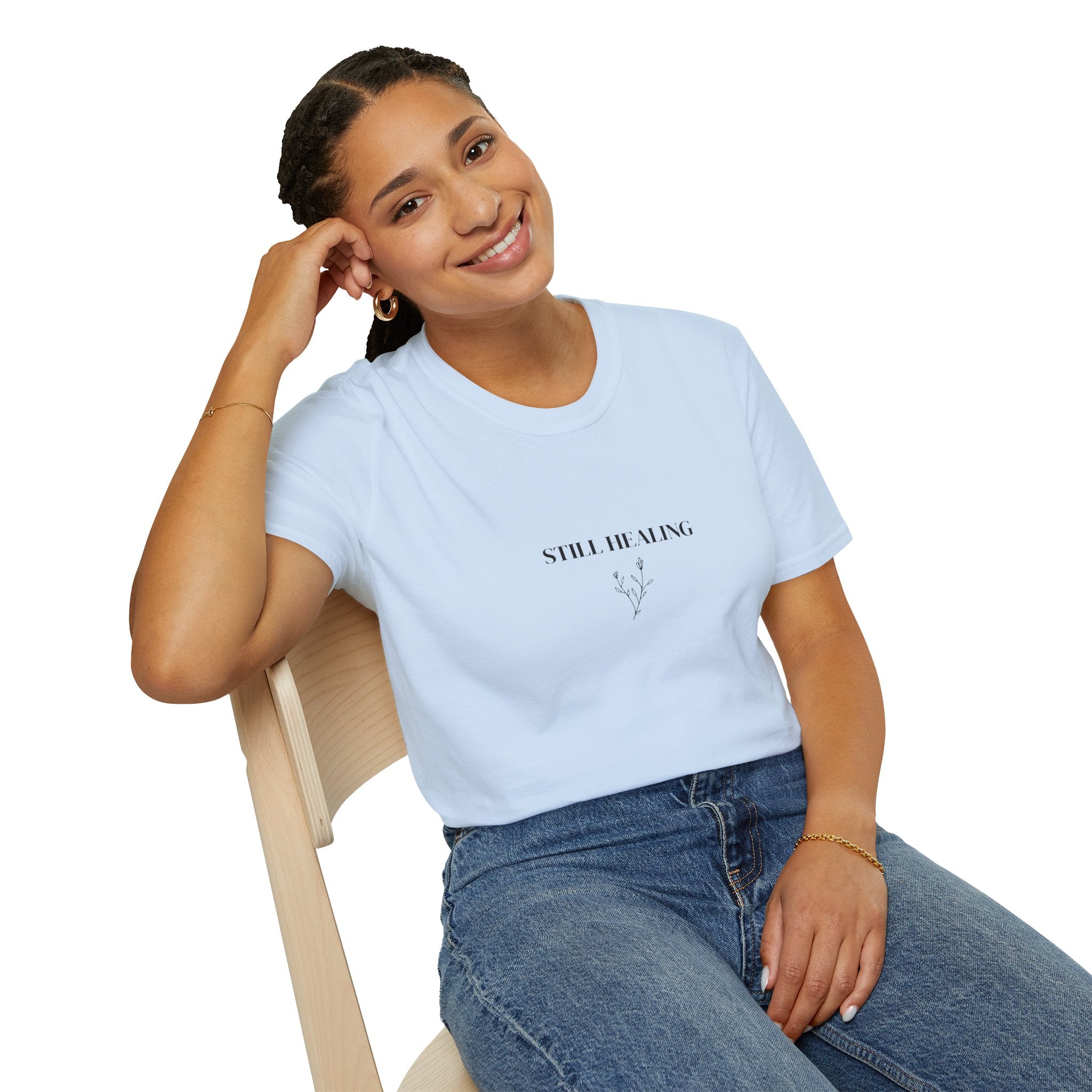 Still Healing Motivational Tee for Self-Care | Unisex Softstyle T-Shirt