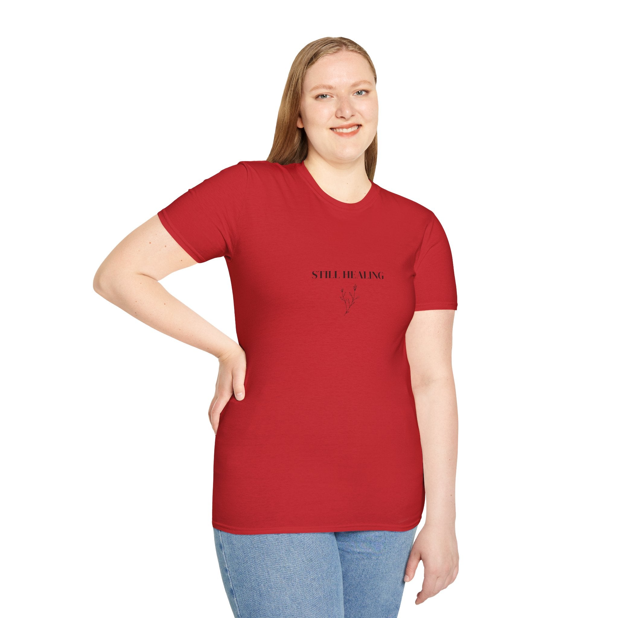 Still Healing Motivational Tee for Self-Care | Unisex Softstyle T-Shirt