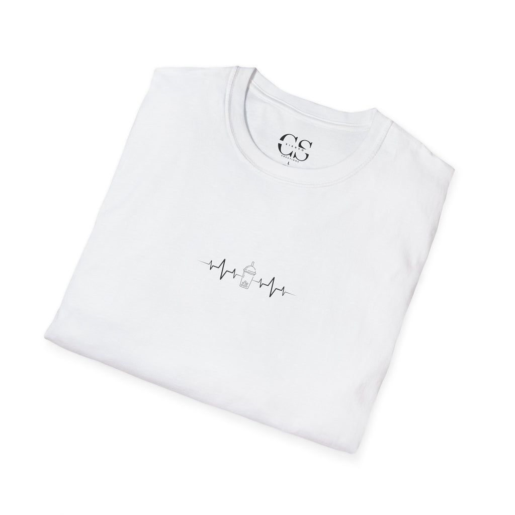 Heartbeat Boba | Unisex Softstyle T-Shirt