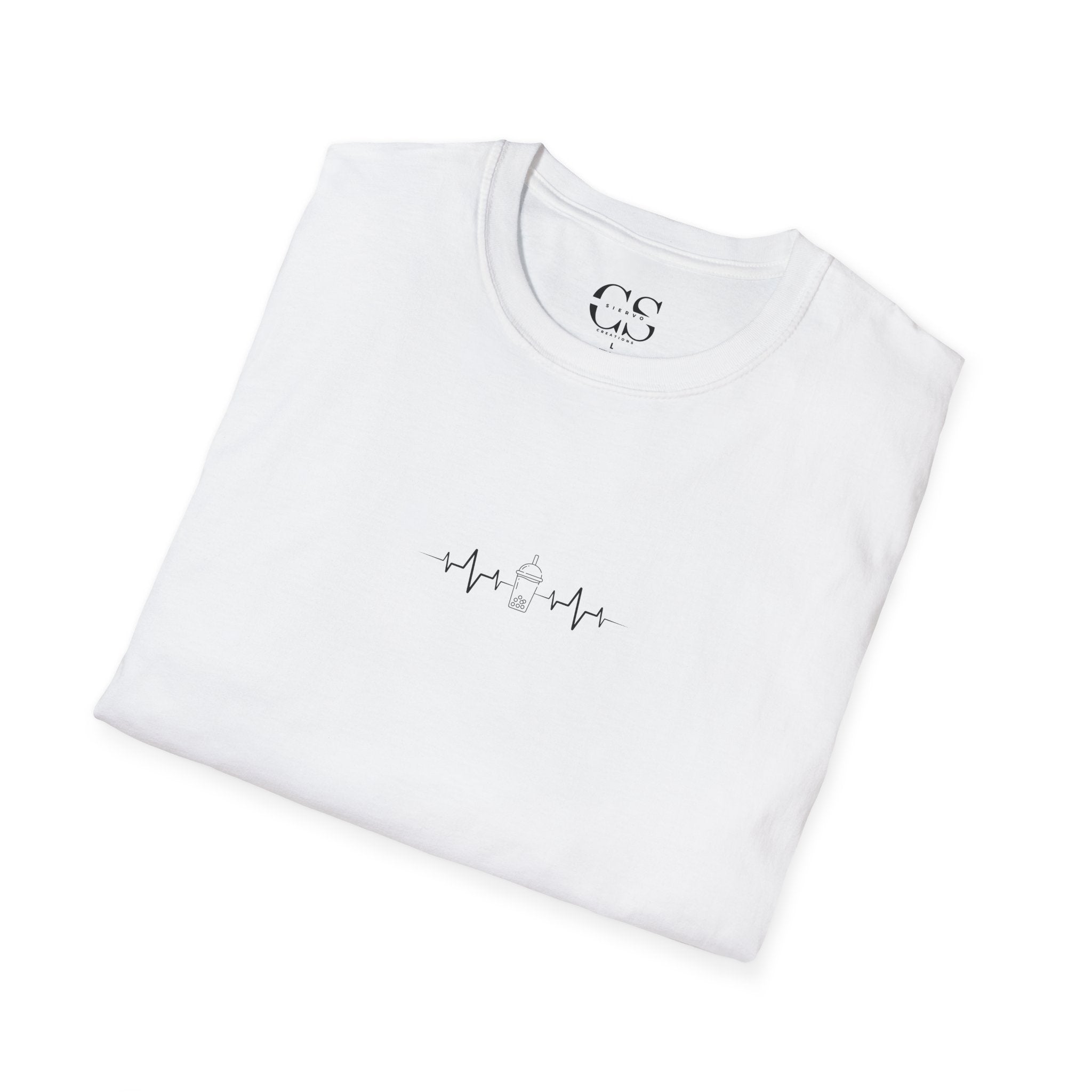 Heartbeat Boba | Unisex Softstyle T-Shirt