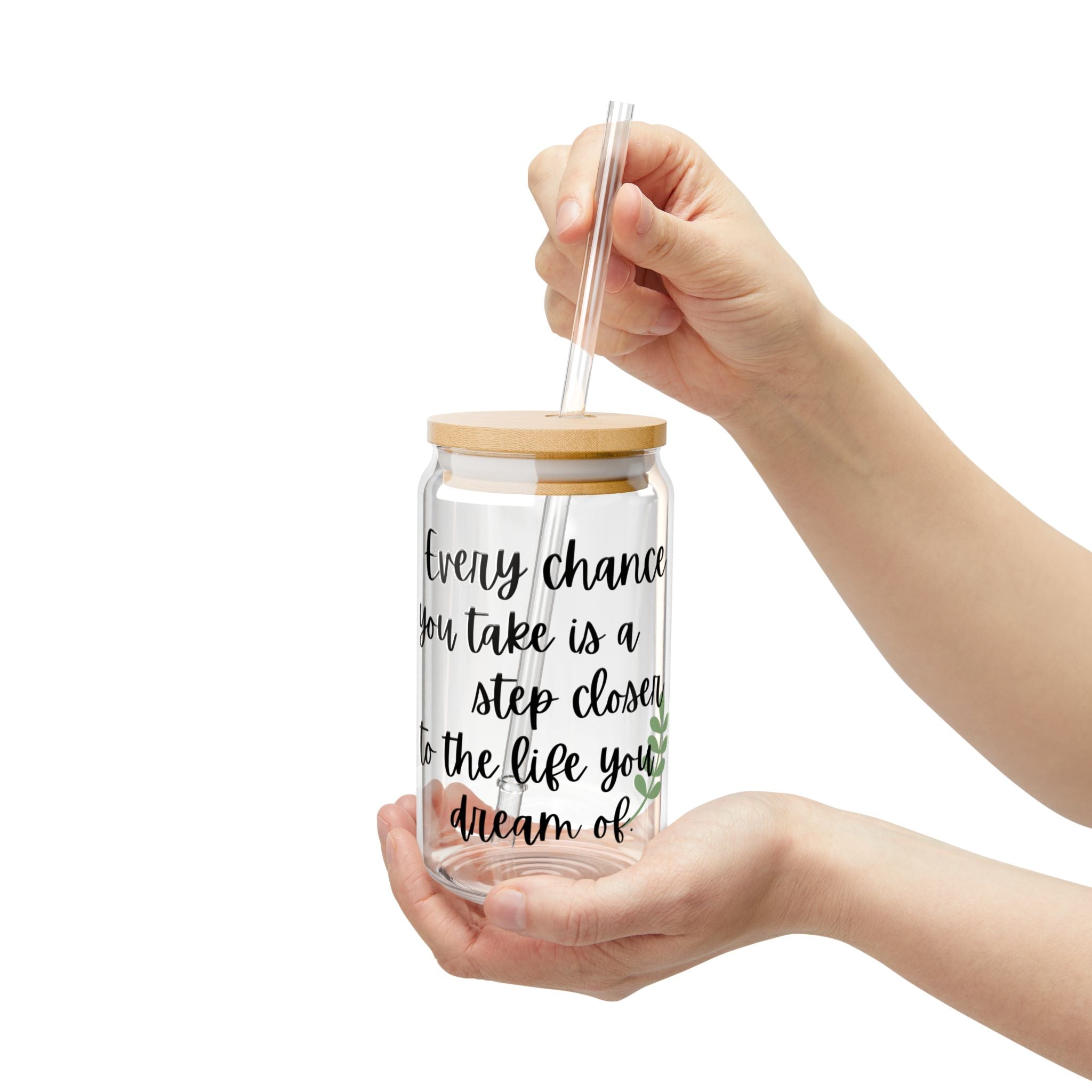 Inspirational Sipper Glass