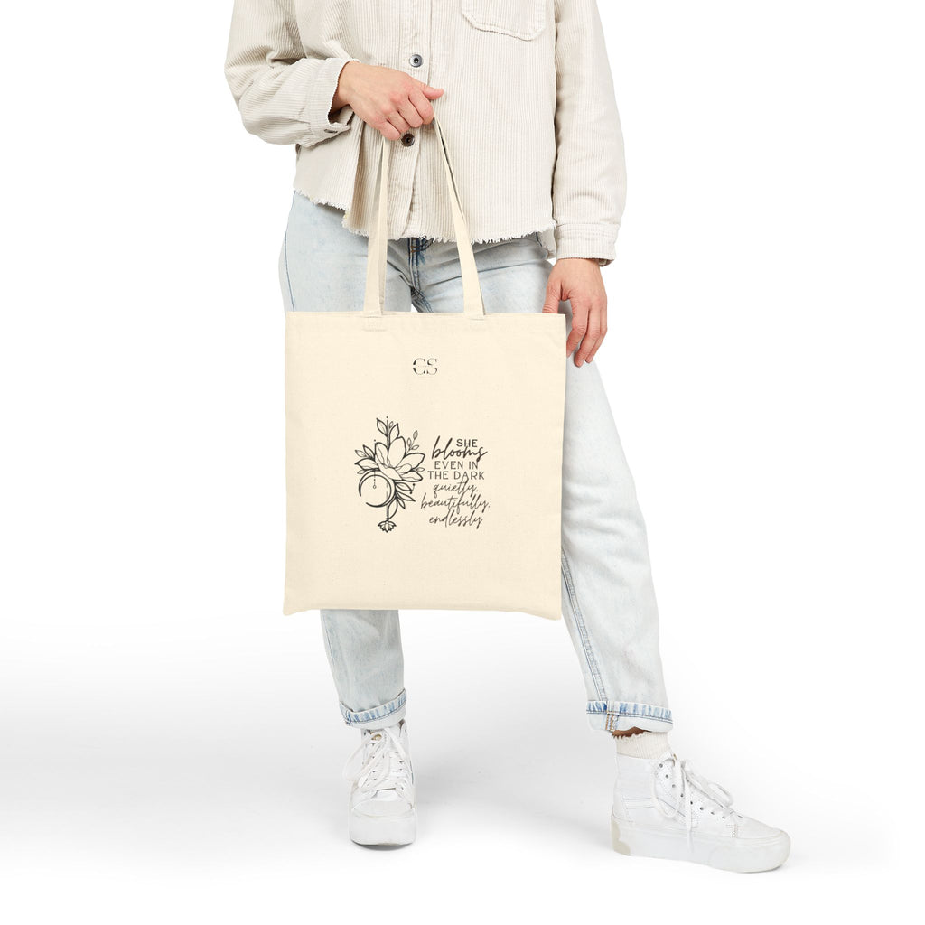 Moon & Blooms Tote Bag