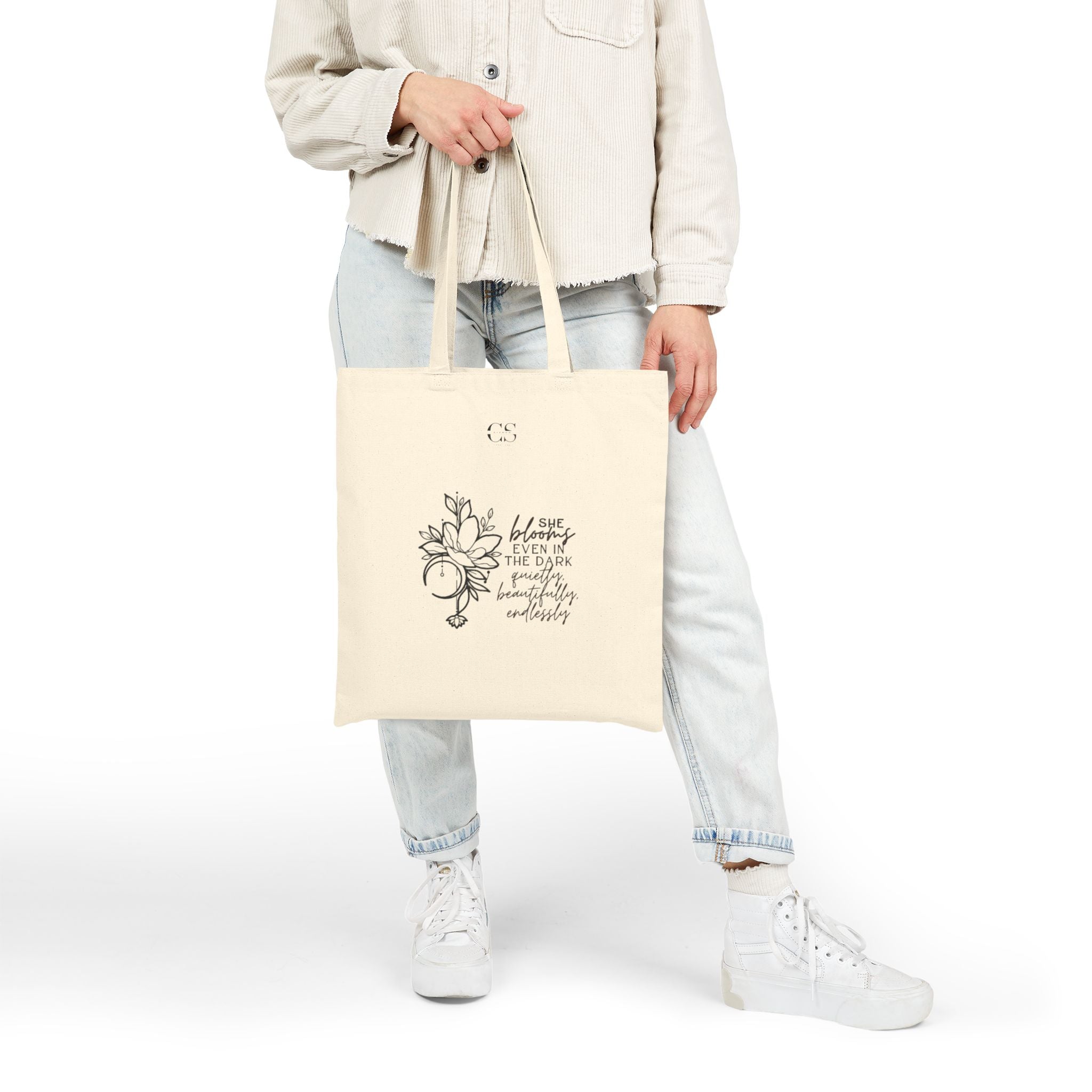 Moon & Blooms Tote Bag