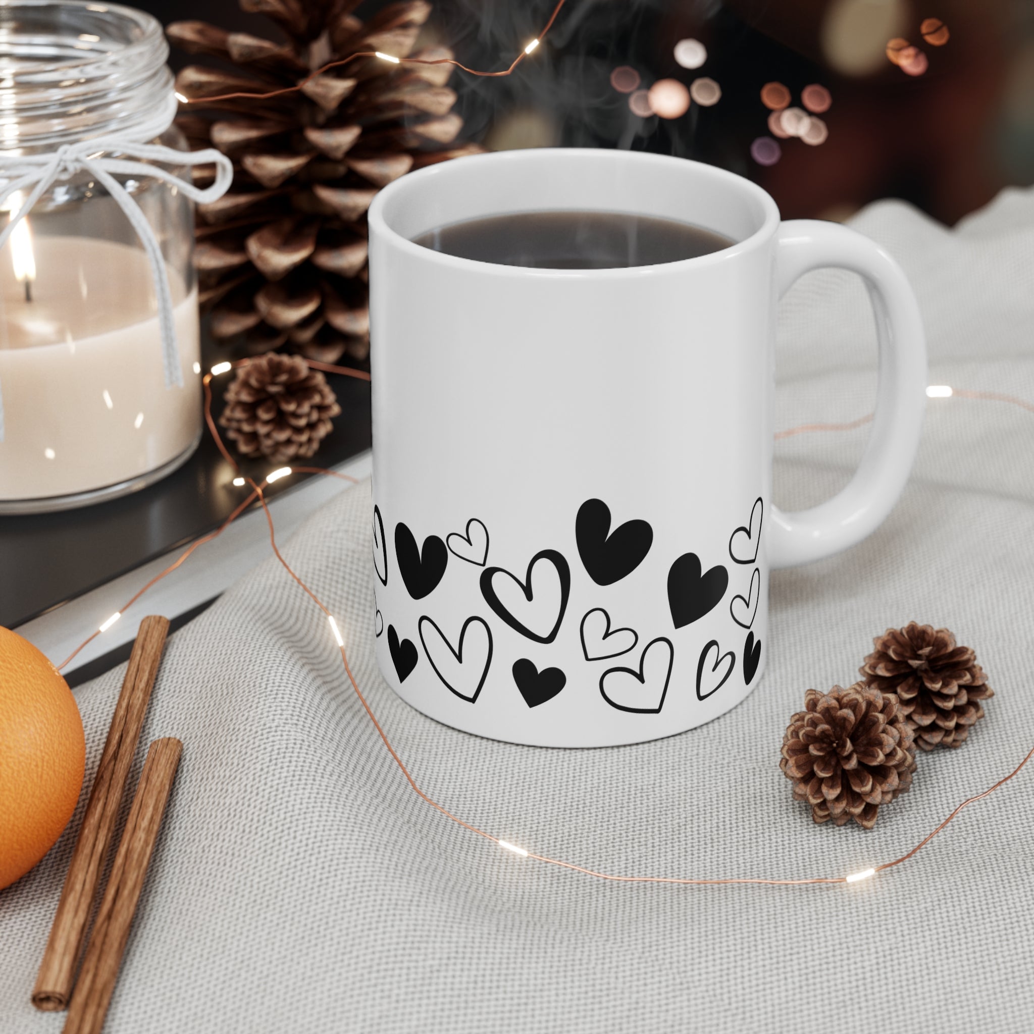 Black Heart Mug