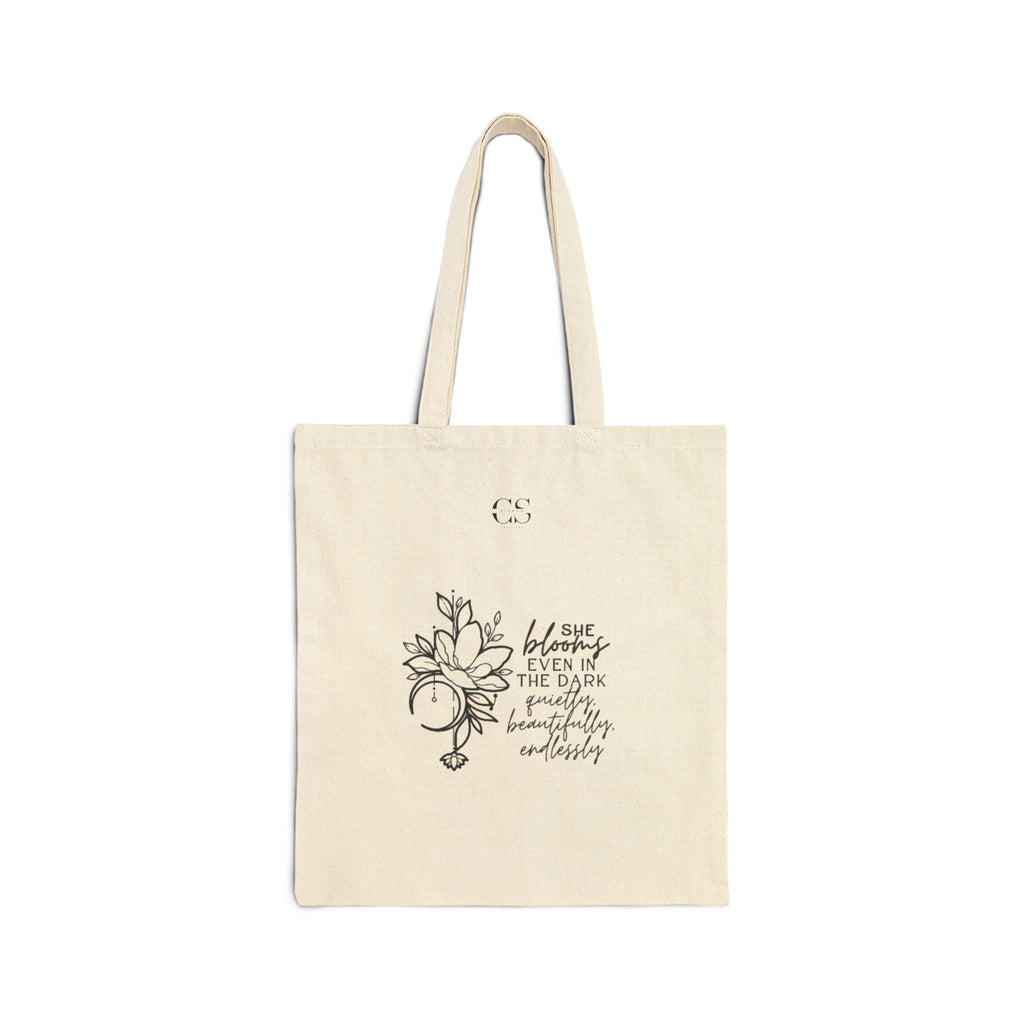 Moon & Blooms Tote Bag