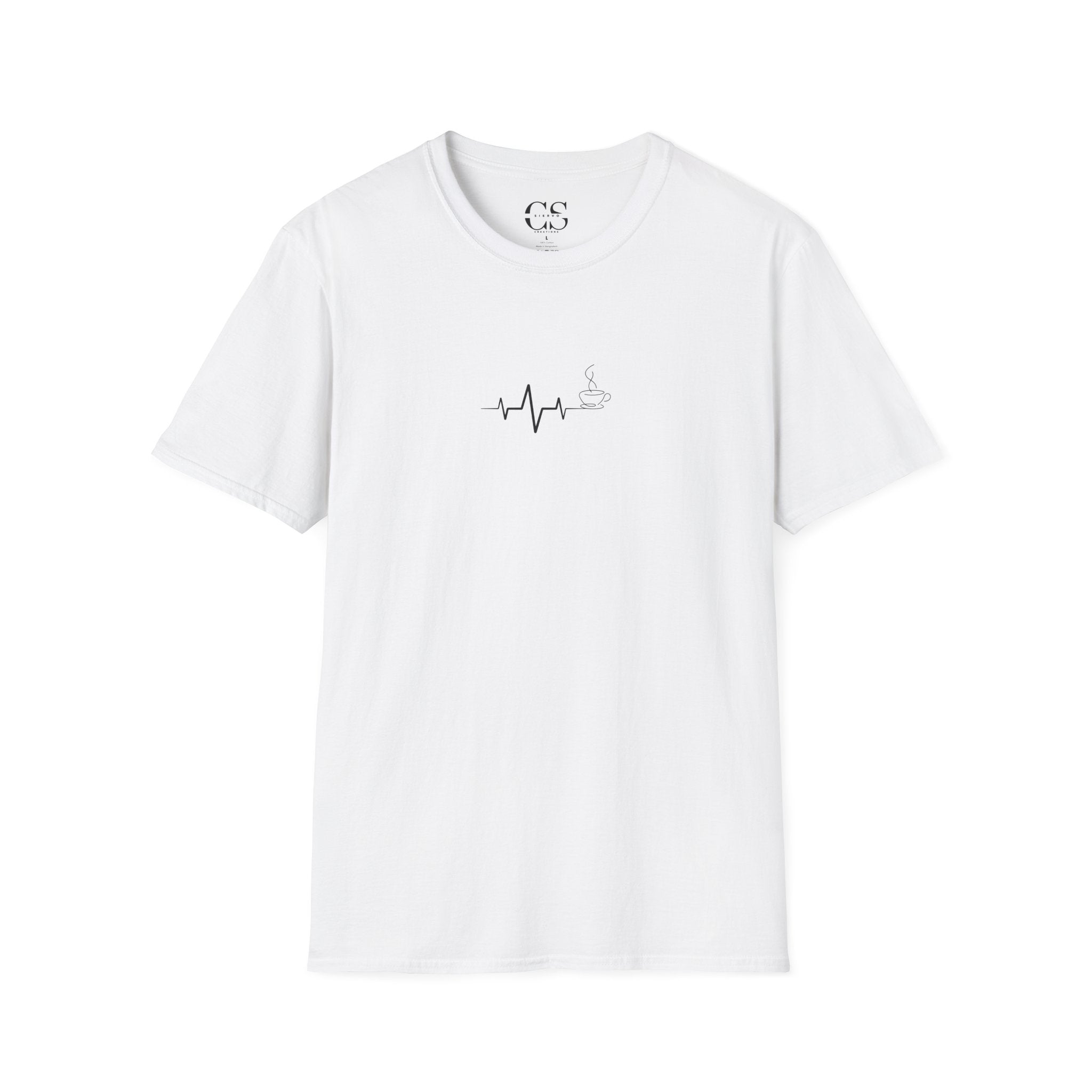 Heartbeat Design Coffee | Unisex Softstyle T-Shirt